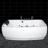 长方形按摩冲浪加热亚克力1.6米 1.7米情侣豪华双人浴缸BO55