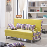 包邮多功能可折叠拆洗布艺多功能沙发床1.2米实木沙发床1.8m1.5米