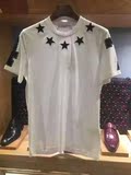 意大利代购 Givenchy 16 国内现货黑色星星男士短袖T恤16S7200651