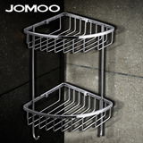 JOMOO九牧 浴室挂件 双层三角置物架转角架 不锈钢937019 937139