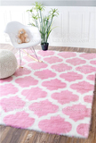 女儿房粉色可爱客厅卧室茶几沙发玄关地毯样板间手工毯可定做满铺