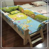 宝宝床围纯棉婴儿床围儿童床品防撞床帏婴儿床上用品套件可定做