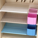 衣柜内分层隔板柜子收纳隔断厨房橱柜衣橱置物架可伸缩分隔板层架