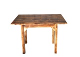 碳木烧桌椅方形桌子配套可开孔火锅炉桌椅餐饮桌子酒店桌椅2.5厚