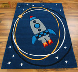 宇宙星星个性男孩儿童房装饰地毯 卡通飞机家居地毯门垫定制包邮