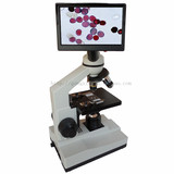 显示屏2000X单目专业生物显微镜养殖水产螨虫电子一滴血检测仪