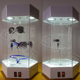亚克力旋转展示柜饰品手机配件手表3D眼镜有机玻璃展示柜柜子货架