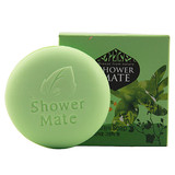 韩国进口正品 爱敬香皂 SHOWER MATE绿茶橄榄精油皂 滋润保湿100g
