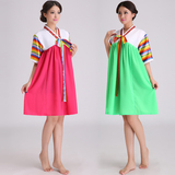 大长今少数民族传统朝鲜族舞蹈演出服装韩国传统韩服女大摆裙特价