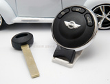 宝马迷你COOPER汽车钥匙壳体 mini智能遥控壳带胶柄小钥匙 高品质