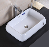 欧式浴室卫生间台上盆长方形洗脸盆洗手盘艺术台盆洗手池大尺寸