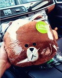 出口韩国日本原单 卡通动物熊兔鸡青蛙可爱汽车头枕颈枕靠枕护颈