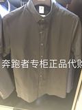 ZIOZIA男装黑色短袖衬衫专柜正品代购CBV2WD1202原价498