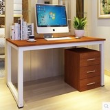 简约书桌笔记本桌台式电脑桌办公桌学习桌桌子钢木桌组合桌子包邮