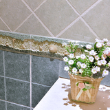 卫生间瓷砖浴室厕所地面砖墙砖地砖地砖绿色仿古砖厨卫地中海田园