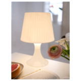 宜家代购 IKEA 拉姆本 温馨卧室床头灯 台灯 塑料小台灯