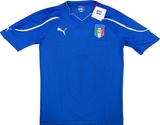 最最米 cfs代购 puma 2010世界杯 意大利 主场 球员版 短袖 球衣