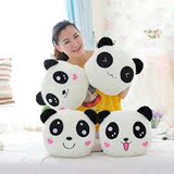 MDH新款熊猫三合一暖手抱枕空调毯被毛绒玩具娃娃母亲节生日礼物