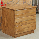 床头柜灯柜纯香柏木真正实木家具现代时尚直销宜家简约小斗柜成都