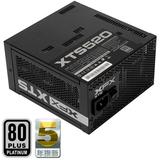 讯景（XFX）额定520W XTS系列电脑电源 （80PLUS白金/无风扇零噪?