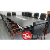 上海办公家具批发桌新款板式会议桌简约现代大型谈判桌条形桌