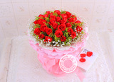 33朵红玫瑰求婚花束鲜花速递送爱人全国同城包邮送花送女友重庆