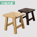 朵瑞诗澜创意白橡木小板凳实木凳矮凳茶几洗衣凳换鞋儿童小方凳子