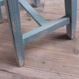 实木圆凳创意餐厅餐桌凳子杉木凳子复古酒吧凳时尚咖啡屋椅子店铺