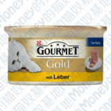 M。德国包邮Gourmet Gold Feine Pastete精细猫罐头肝味 24*85g