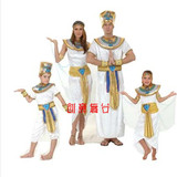 万圣节成人儿童埃及法老艳后服装埃及王子公主衣服埃及亲子装