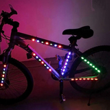 包邮二根自行车装饰灯 死飞车灯边条灯 14LED自行车车架灯 钢管灯