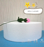 8寸烘焙蛋糕模型 假体蛋糕胚 泡沫蛋糕模型 翻糖蛋糕模具10cm厚