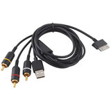 1.5m USB AV TV Video Audio Out RCA Video Cable Cord for Sams