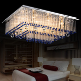 时尚创意长方形水晶灯吸顶灯  led豪华客厅灯具  卧室灯温馨浪漫