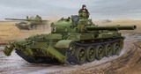 六部口】小号手 01550 1/35 T-62坦克1975年型带KMT-6扫雷犁