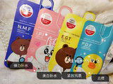 韩国代购 NMF可莱丝line合作面膜布朗熊可妮兔冰河补水保湿 四款
