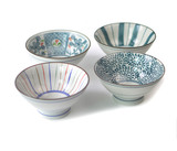 日式和风手绘古朴 饭碗 汤碗 面碗 手碗 餐具高脚碗  日本ZAKKA
