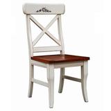 美式乡村实木餐椅 桦木餐椅奶白色蜂蜜色黑色蓝色实木餐桌椅现货