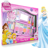 迪士尼公主化妆品化妆盒玩具儿童彩妆过家家芭比娃娃女孩最爱礼物