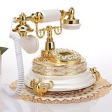 欧式电话机 仿古电话机 高档天然玉石电话机 创意电话机 新款座机