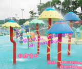 泳池度假村温泉水上乐园设备 水上大象滑梯 刺猬喷水戏水小品