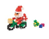 nanoblock 拼装积木 2014圣诞老人骑摩托车 自行车 礼物烟囱积木