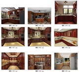 厨房橱柜面板图库图片 室内宣传册画册图册彩页折页软装设计素材
