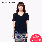 Basic House百家好夏新款女式韩版简约百搭衬衫HOBL325B