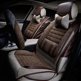 四季通用全包汽车坐垫亚麻垫子适用于一汽丰田新威驰卡罗拉座套