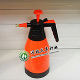可调节气压式喷雾器 桔红1L蓄气喷壶 浇花洒水 园艺工具 310g
