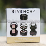 Givenchy/纪梵希3层圆形便携式彩妆盒套装 腮红/粉饼/眼影/睫毛膏