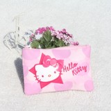 外贸Hello Kitty卡通可爱小化妆包物品收纳包女牛津布笔袋玟粉红