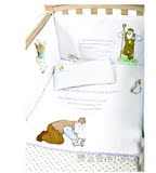 香港代购 英国Peter Rabbit婴儿床品5件套纯棉宝宝被床围包邮