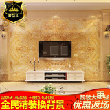奢华汇 欧式瓷砖背景墙砖 客厅古典花纹大理石彩雕电视沙发背景墙